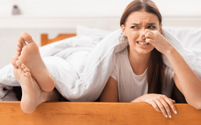 why do my feet smell so bad even after washing?